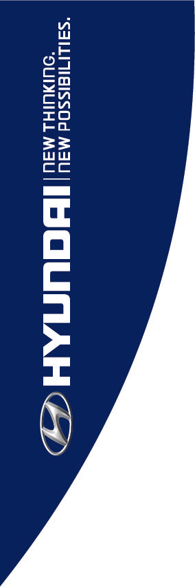 Hyundai Large Sail Flag