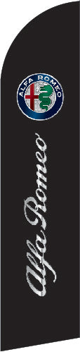 Alfa Romeo Logo/ Name Swooper Flag
