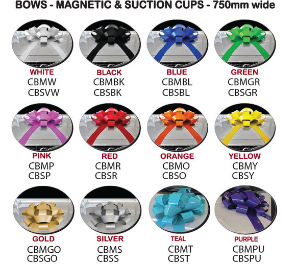 Bows - Magnetic and Suction Cup