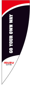 Isuzu Go Your Own Way Large Sail Flag