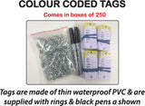 Colour Coded Tags