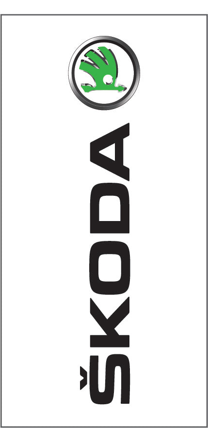 Skoda Vertical Flag