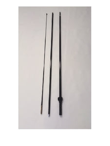 Full Graphite Suits Spindle - 3 Piece Pole 3.9 metre
