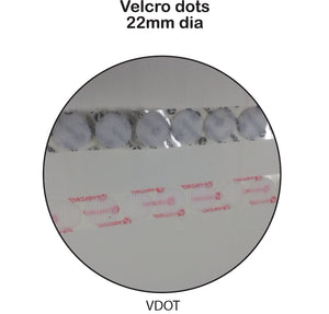 Velcro Dots 22mm Diameter